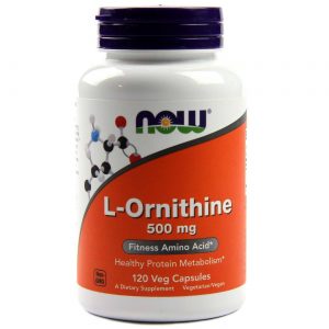 Now Foods, L-Ornitina 500 mg - 120 Cápsulas