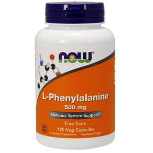 Now Foods, L-Fenilalanina 500 mg - 120 Cápsulas Vegetarianas