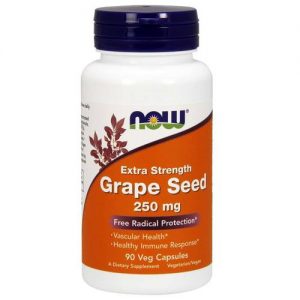 Now Foods, Extrato de Semente de Uva 250 mg - 90 Cápsulas Vegetarianas