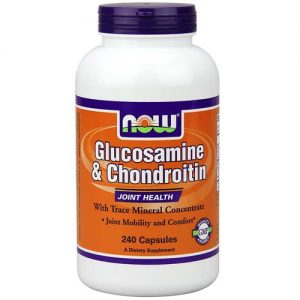 Now Foods, Glucosamina e Condroitina com Traços Minerais - 240 Cápsulas