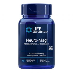 Neuro-Mag Magnédio L-Treonato Life Extension 90 Cápsulas Vegetarianas