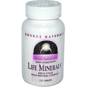 Source Naturals, Vida Minerais -120 Comprimidos