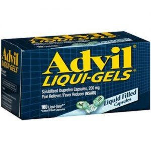 Advil, Alívio da dor e Antitérmico - 160 Cápsulas Liqui-Gels