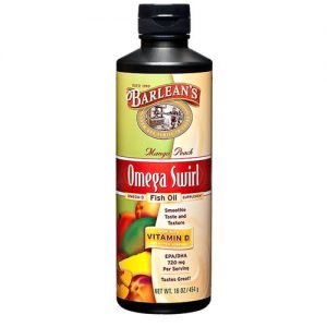 Barlean's, Swirl Ômega - Óleo de Peixe - 454g