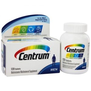 Multivitamínico Masculino Centrum 120 Tabletes