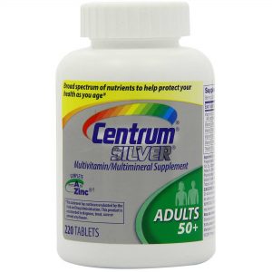 Multivitamínico Silver Adultos 50+ Centrum 220 Tabletes
