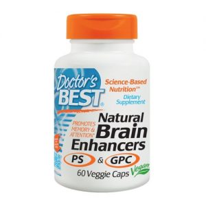 Doctor's Best, Aumento Natural das Funções Cerebrais - 60 Capsulas Vegetarianas