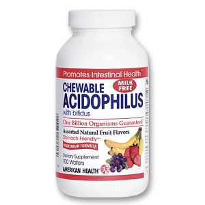American Health, Wafers Mastigáveis de acidophilus - 100 Wafers