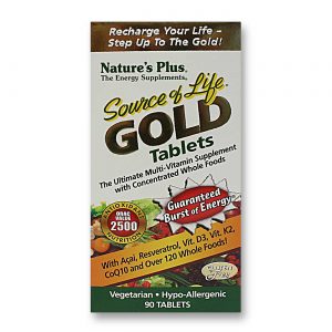 Nature's Plus, Fonte da Vida Ouro - 90 Comprimidos