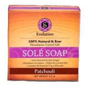 Evolution Salt Sole Soap, Patchouli - 4.5 oz