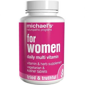 Michael, Multivitamínico Diário para Mulheres - 120 Comprimidos