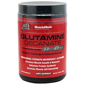 MuscleMeds Glutamina Decanate, Sem sabor - 10.58 oz