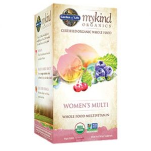 Garden of Life, mykind Organics Multivitamínico Feminino - 120 Tabletes