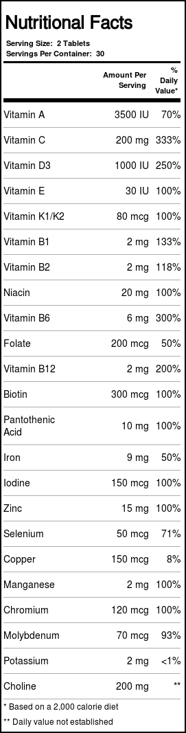 MegaFood Multi For Women 40+ - 60 Tabletes - Imagem 2