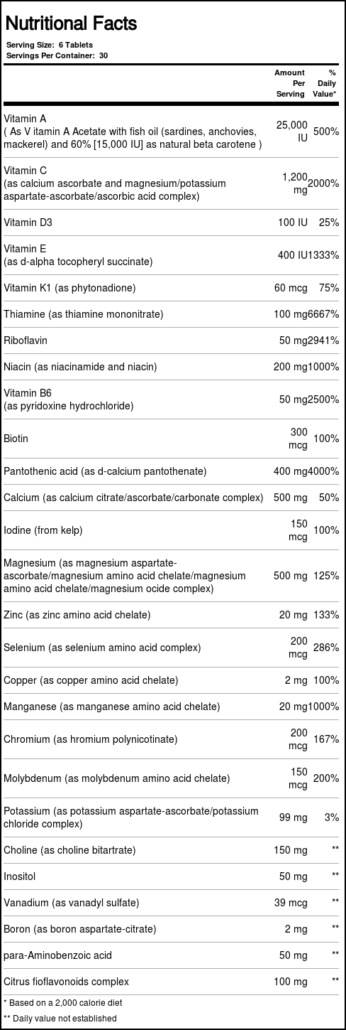 Douglas Labs Basic Preventive - #5 - 180 Tabletes - Imagem 2