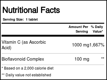 Douglas Labs Natural C - 1,000 mg - 250 Tabletes - Imagem 2