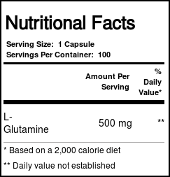 Solaray, L-Glutamina - 100 Cápsulas Vegetarianas - Imagem 4