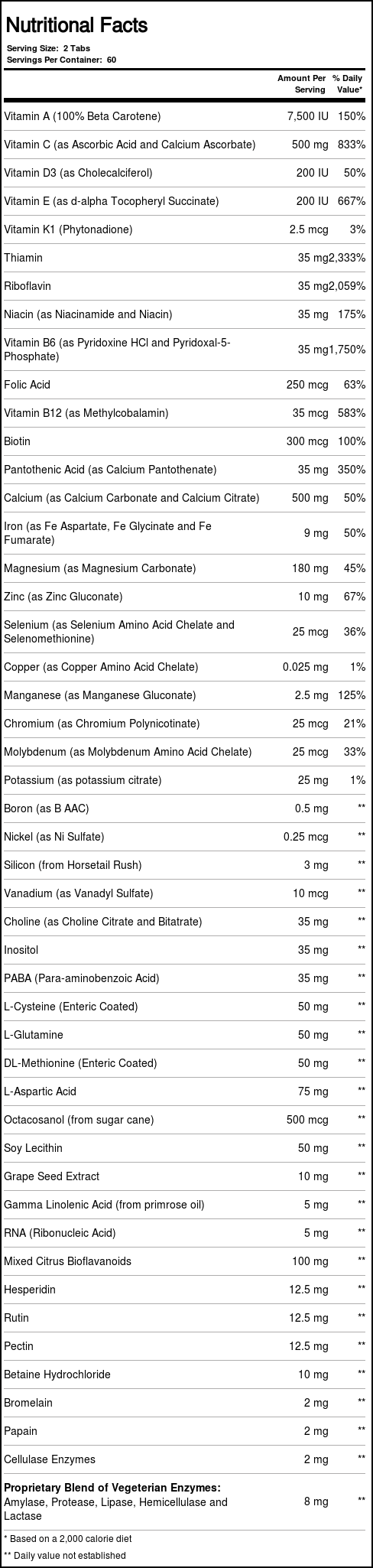 Food Science of Vermont, Women's Superior® - Multivitaminas e Minerais para Mulheres - 120 Comprimidos - Imagem 4