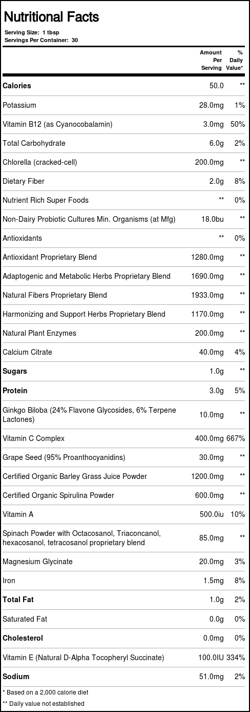 Macrolife Naturals, Macro Greens® Super Suplemento Alimantar - 10 oz (283,5 g) - Imagem 3