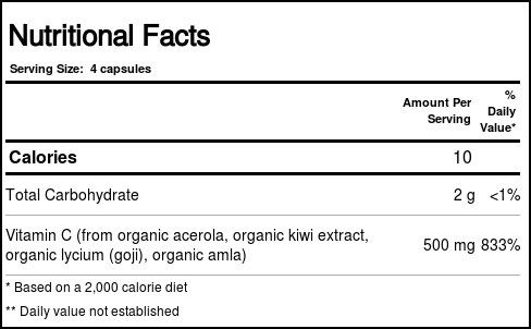Nature's Way, Alive! Vitamina C - 120 Cápsulas - Imagem 2