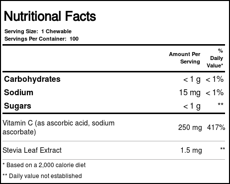 Thompson C 250 mg comprimidos mastigáveis Laranja 100 Chewables - Imagem 4