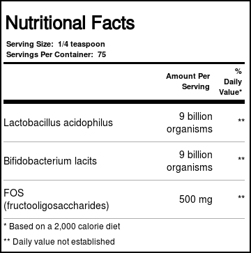 Vital Nutrients, Ultra Pure® Probiótico 18 - 50.3 g (1.77 oz) - Imagem 2