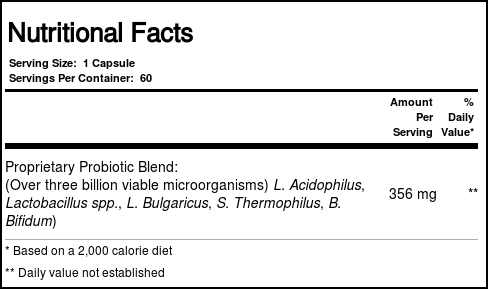 Thompson, 5 Cepas Acidophilus - 60 Cápsulas Vegetarianas - Imagem 4