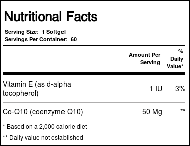 Carlson Labs, CoQ10 50 mg - 60 Cápsulas - Imagem 3