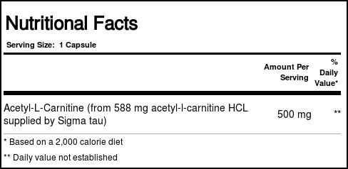 Doctor's Best, Acetil L-Carnitina - 60 Cápsulas - Imagem 3