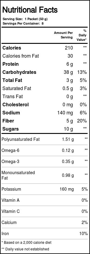 Natures Path Linho Além disso Oatmeal (6 Pack) 6-8 caixas de pacotes - Imagem 3