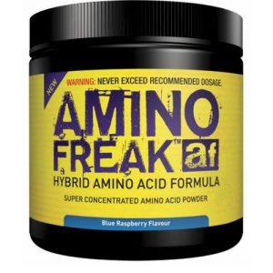 PharmaFreak, Amino Freak™ Amoniácido em Pó, Sabor Framboesa Azul - 225 g (7.94 oz)