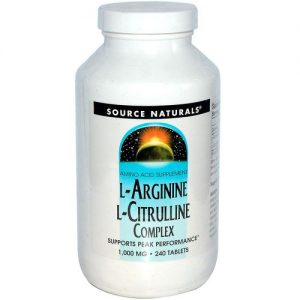 Source Naturals, Complexo L-Arginina L-Citrulina - 240 Tabletes
