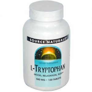 Source Naturals, L-Tryptophan - 500 mg - 120 Comprimidos