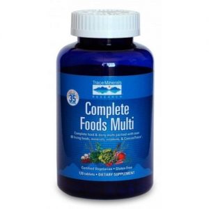 Trace Minerals Research Complete Foods Multi - 120 Tabletes