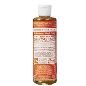 Dr Bronner Óleo da árvore do chá puro Castela sabão Tea Tree 8 fl oz