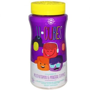 Solgar, U-Cubes® Multivitamínico Infantil - 60 Gomas