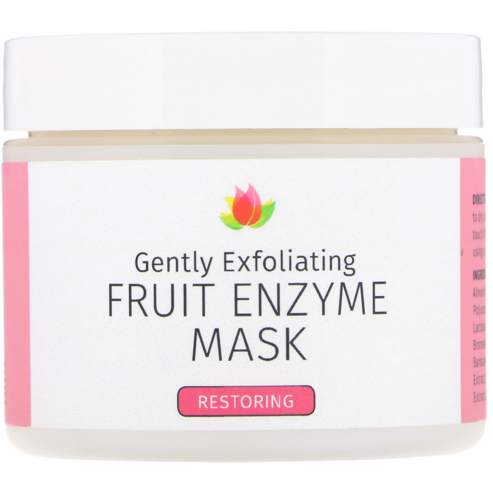 Reviva Labs, Gently Exfoliating, Fruit Enzyme Mask, 2.0 oz (55 g) - Imagem 3