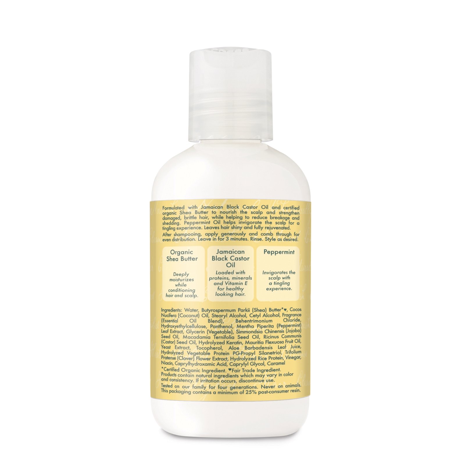 SheaMoisture, Jamaican Black Castor Oil, Strengthen & Restore Conditioner, 3.2 oz (95 ml) - Imagem 2
