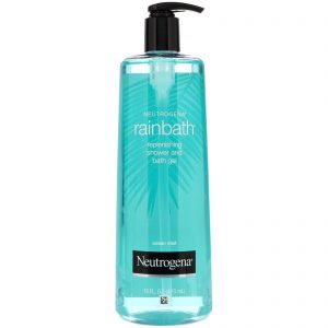 Neutrogena, Banho de Chuva, Gel de Banho Restaurador, Névoa do Oceano, 16 fl oz (473 ml)