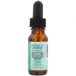Primal Life Organics, Sérum de Reforço para Gengivas Dirty Mouth, 14 ml