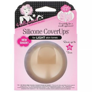 Hollywood Fashion Secrets, Sutiã de silicone aderente, Claro, 1 par