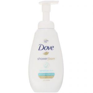 Dove, Espuma de banho, Pele sensível, 400 ml