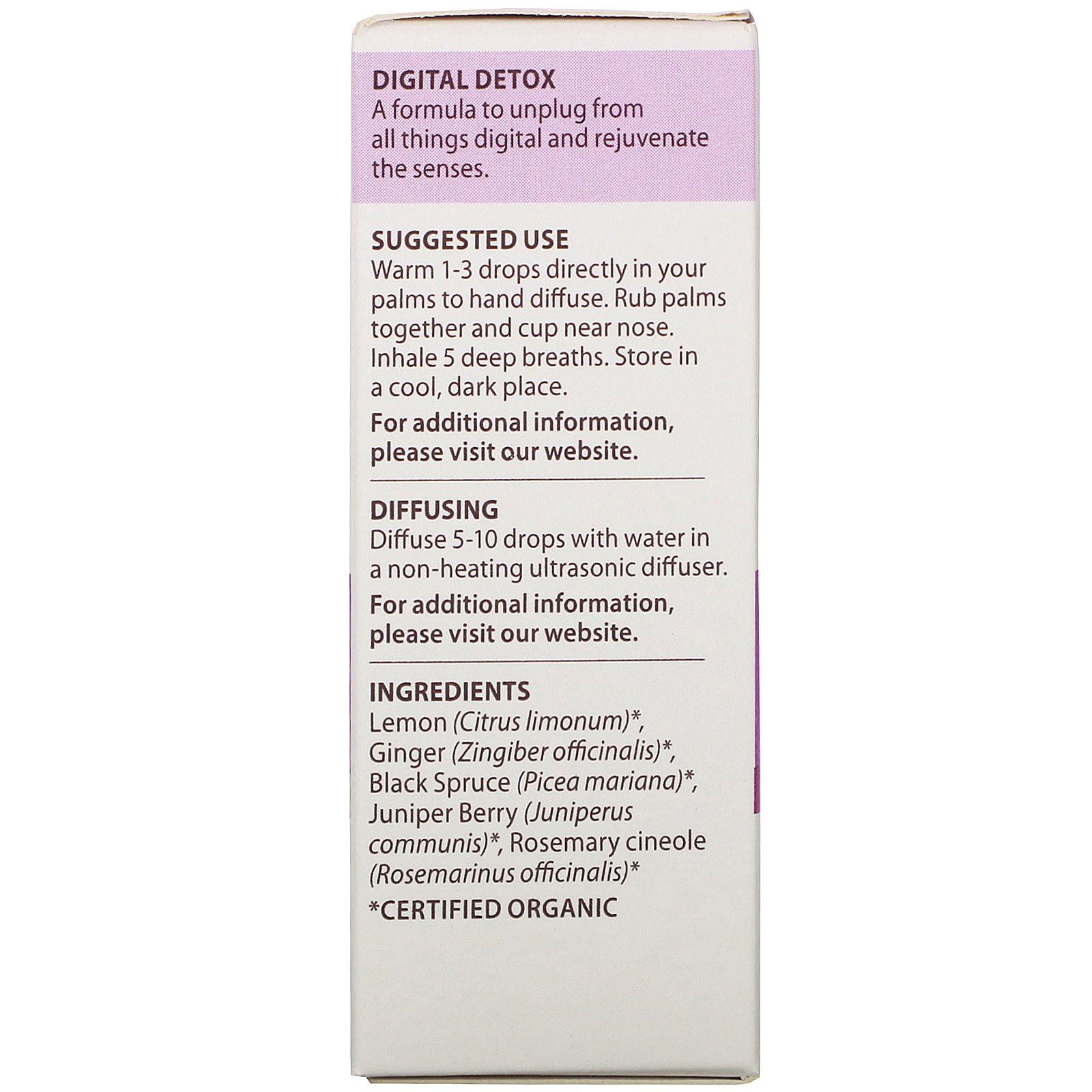Pranarom, Essential Oil, Digital Detox, .17 fl oz (5 ml) - Imagem 3