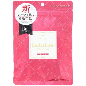 Lululun, Precious, Hidratação para a Pele Envelhecida, Máscara Facial, 7 Folhas, 113 ml (3,82 fl oz)