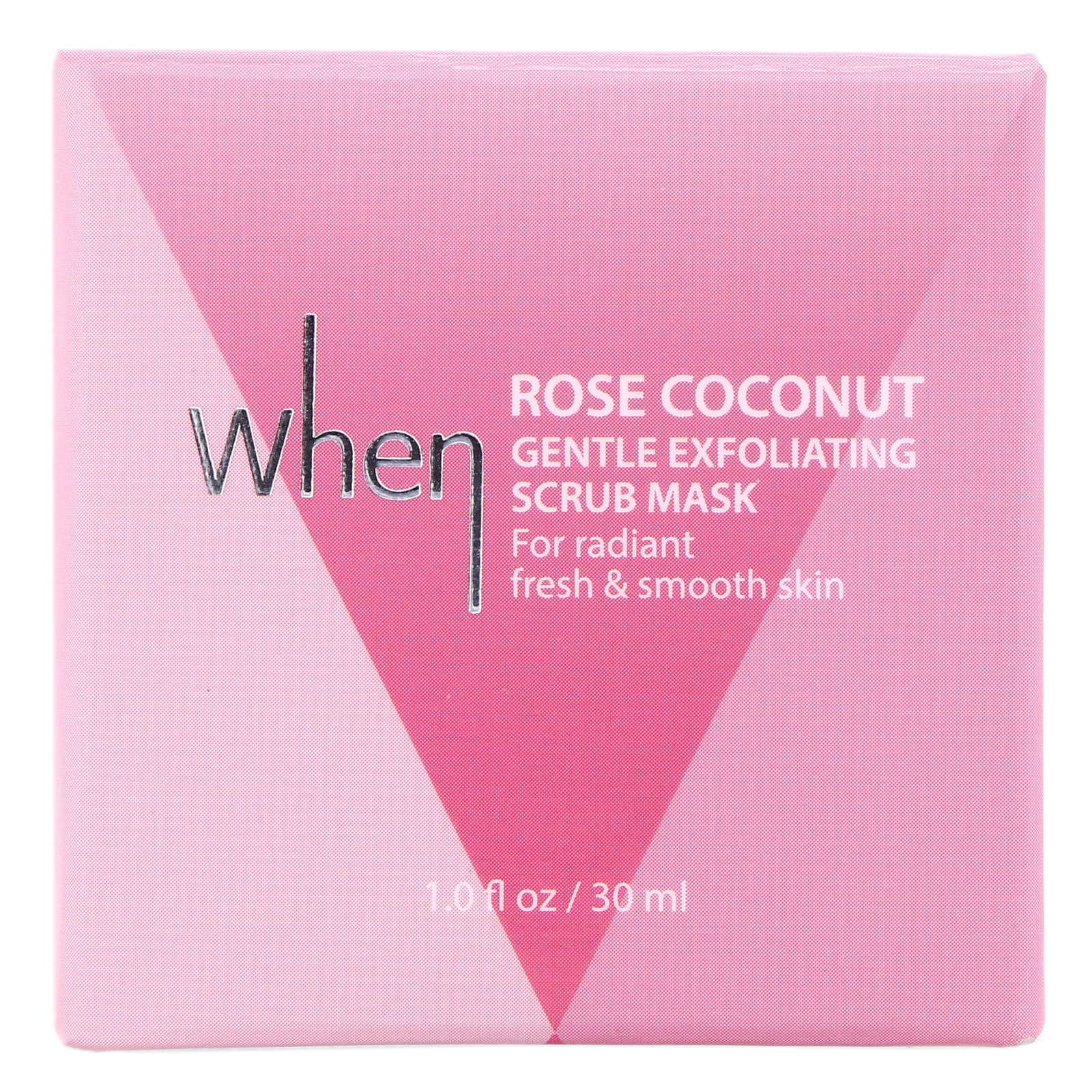 When Beauty, Máscara Esfoliante Suave de Água de Coco de Rosas, 30 ml (1,0 fl oz) - Imagem 3