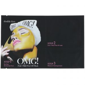 Double Dare, OMG!, Peel Off Mask, 3 in 1 Kit