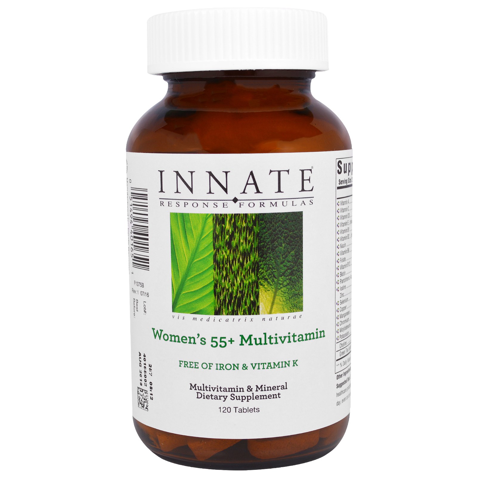 Innate Response Formulas, Para Homens 55+ Multivitaminas, 120 Comprimidos