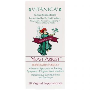 Vitanica, Yeast Arrest, Suporte Vaginal, 28 Supositórios Vaginais