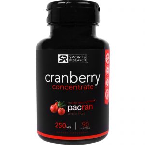 Sports Research, Concentrado de Cranberry, 250 mg, 90 Cápsulas Softgel