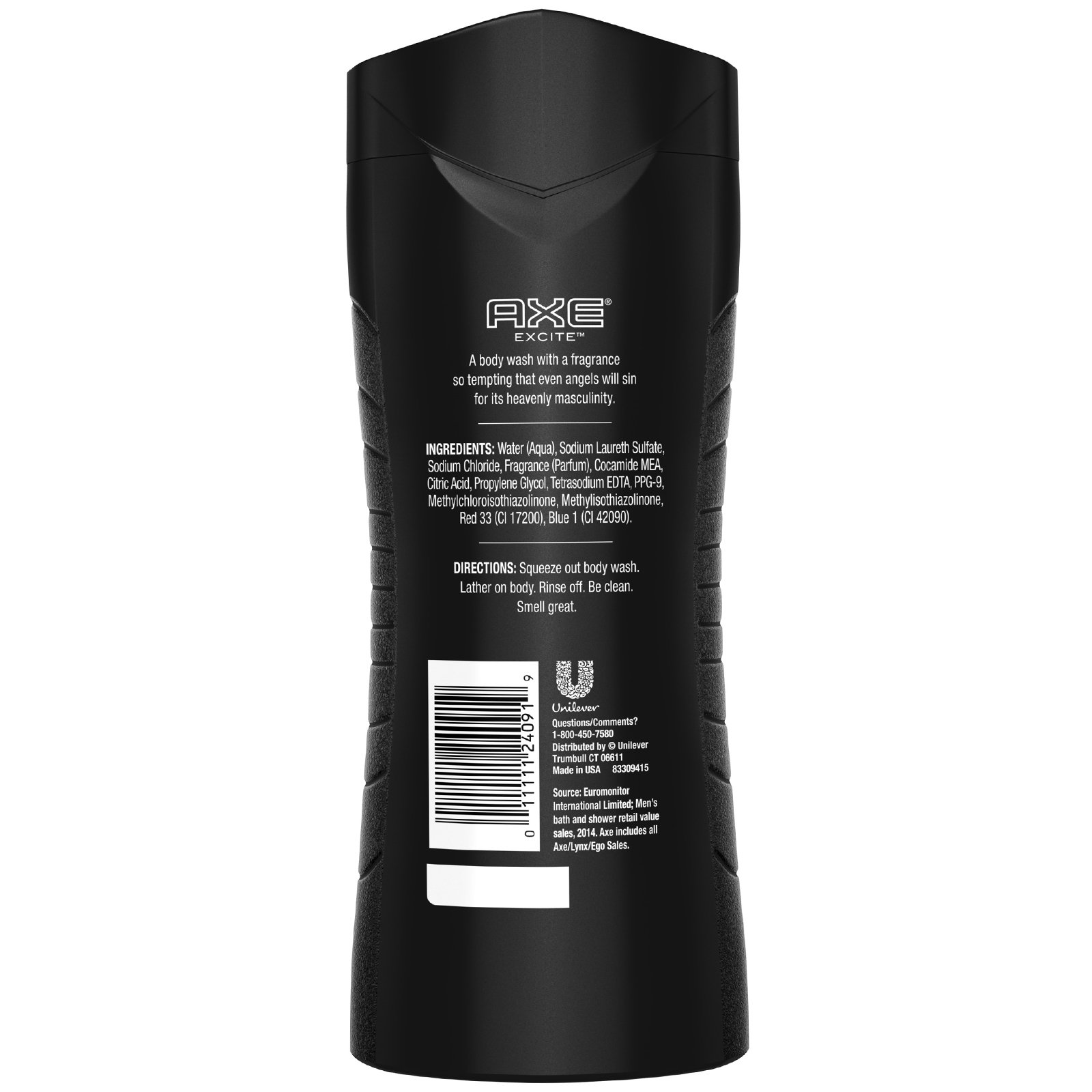 Axe, Sabonete líquido Excite, coco crocante e pimenta preta, 473 ml - Imagem 2